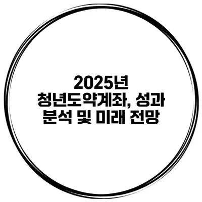 2025년 청년도약계좌, 성과 분석 및 미래 전망